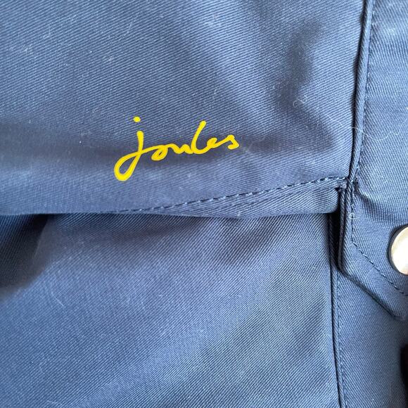 Joules Shoreside Waterproof Hooded Coat Navy Rain Jacket Preppy Classic Plus 22 - Picture 5 of 14